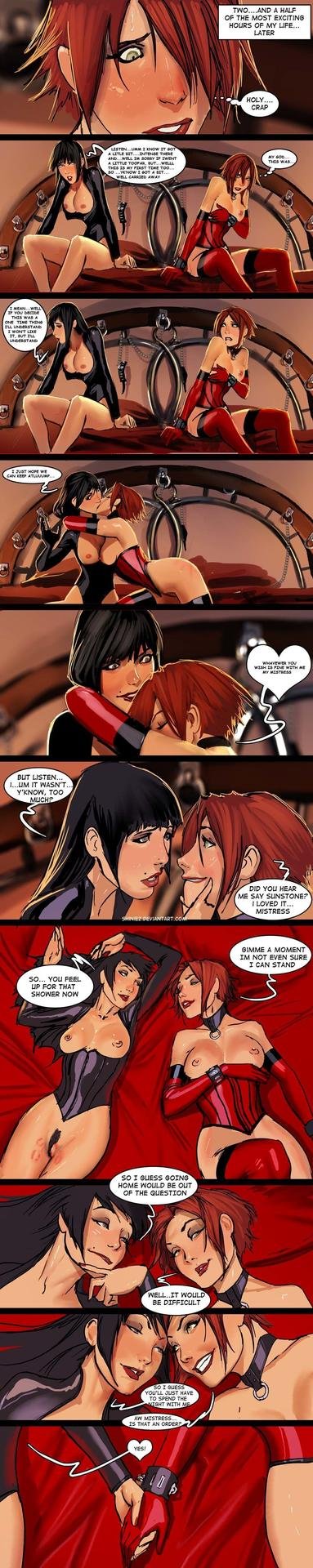 Comic book Lisa and Alison Hentai