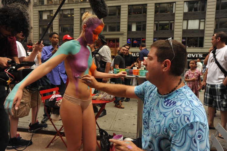 Body Painting in Manhattan 2013