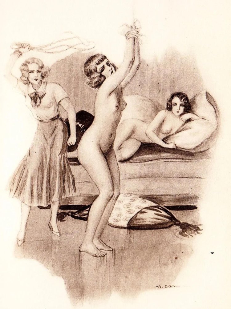 Proceeding Retro Erotic drawings