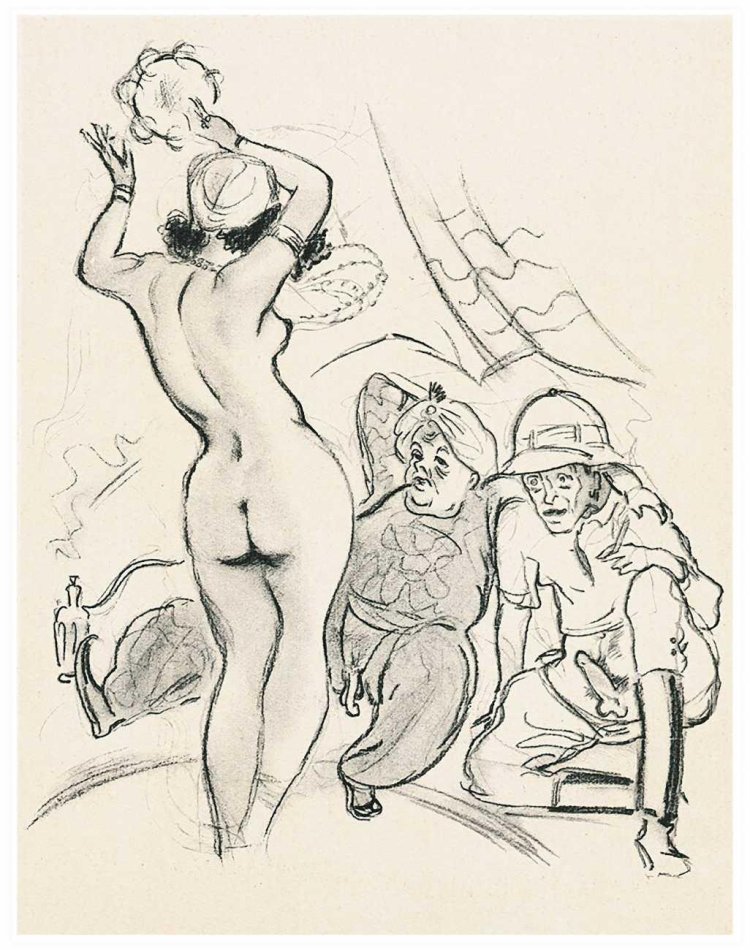 Erotic illustrations of graphics