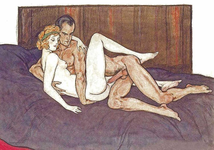 Erotic paintings by Marcello Dudovich