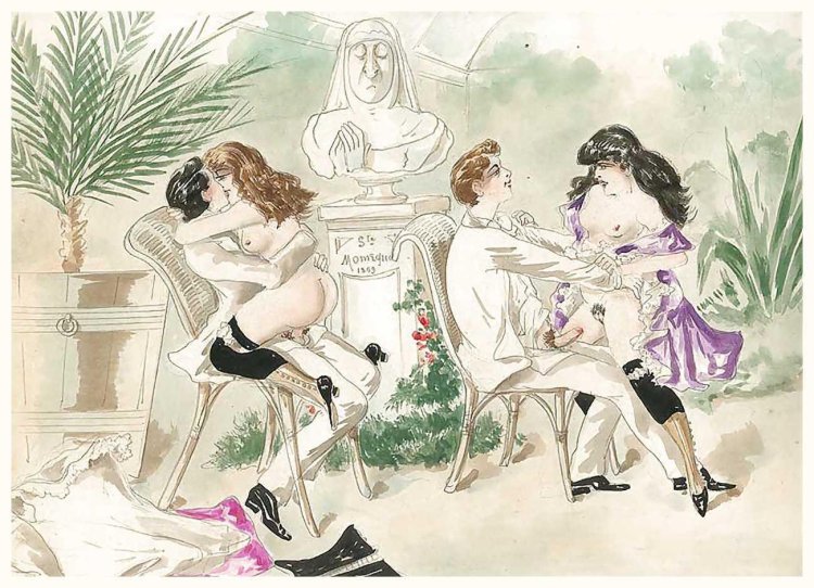 Pornographic drawings