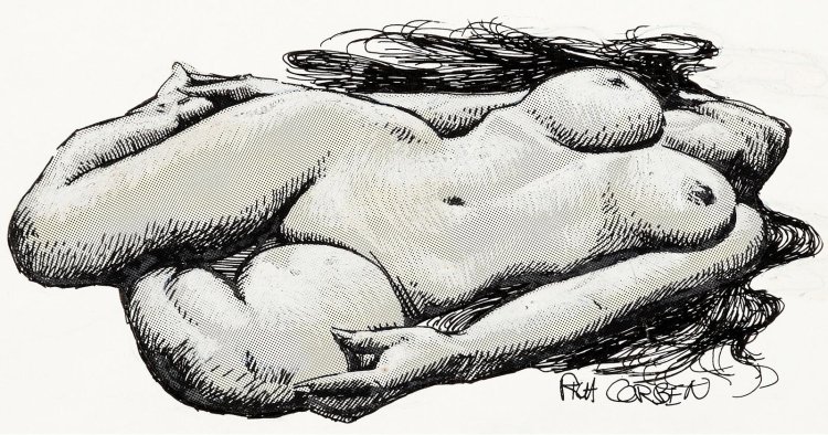 Family nude illustrations