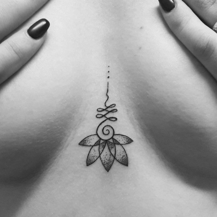 Tattoo under the Bit small