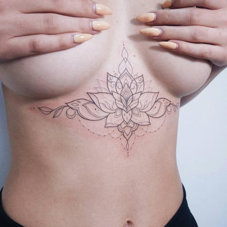Tattoo under the chest