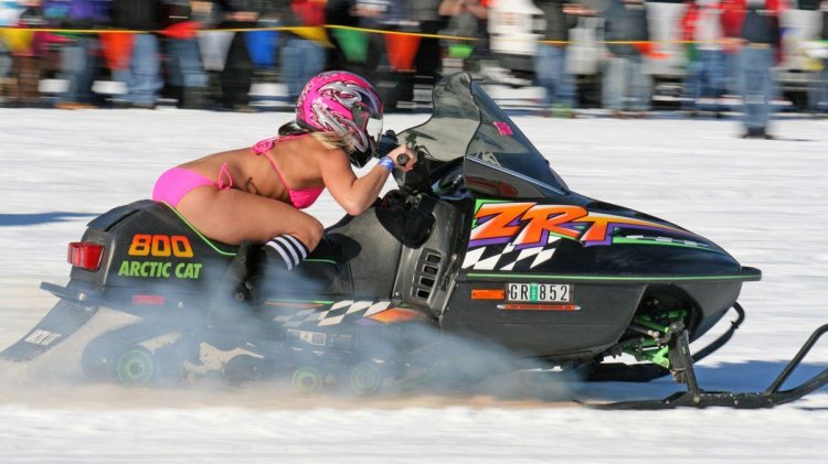 Funny snowmobiles