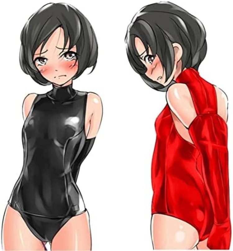 Latex swimsuits Anime