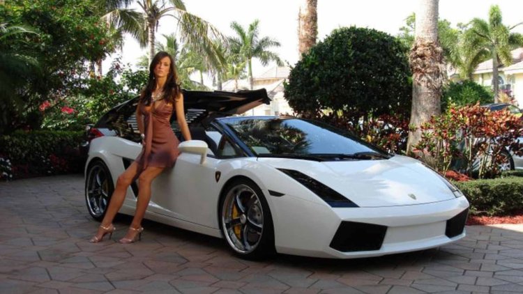 Ashley Slaton Lamborghini