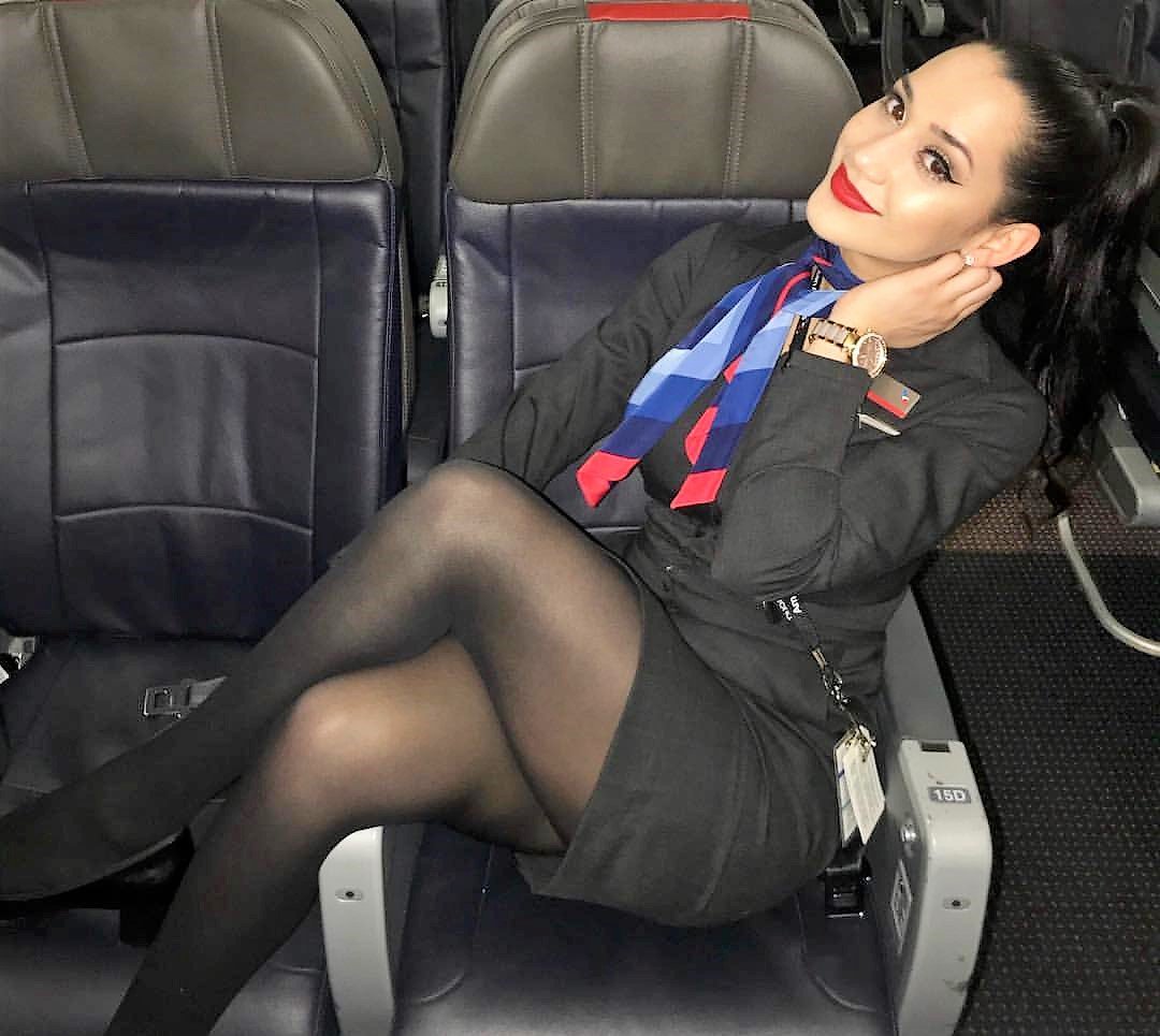 Flight Attendant Upskirt