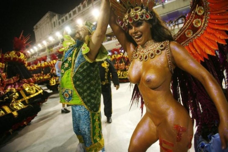Naked carnival in Bolivia