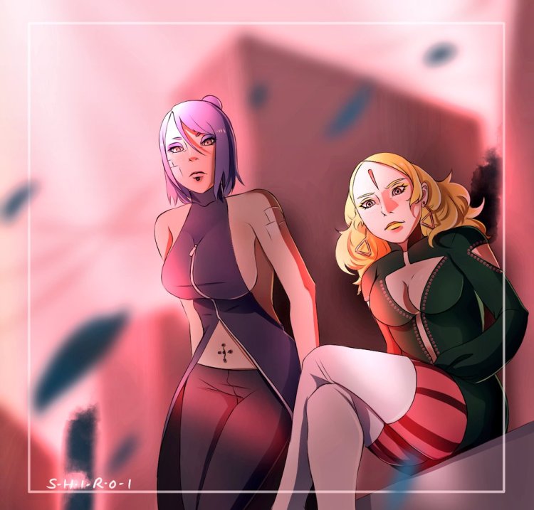 Sarada and Somieri Yuri