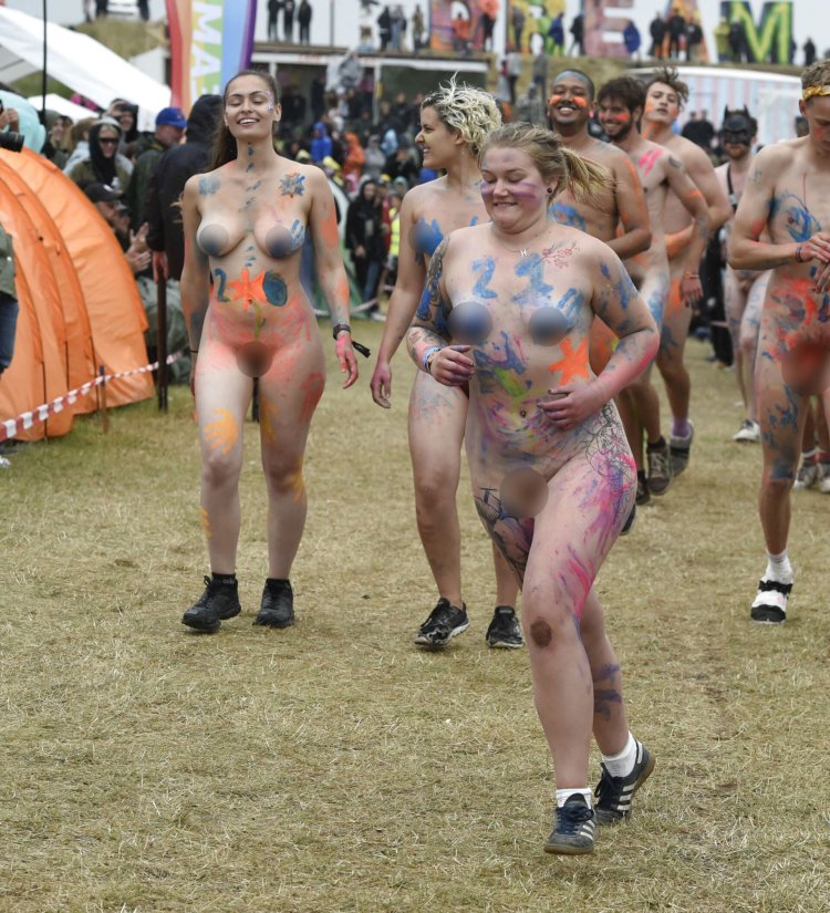 Roskilde Festival Naked Run Photos