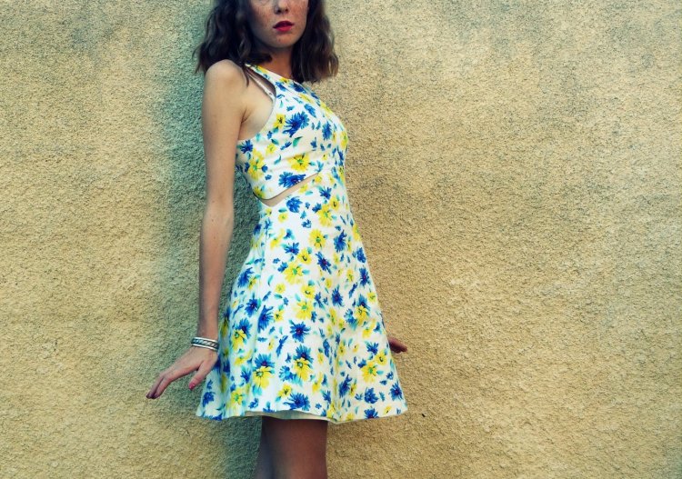 Natalia Vodianova on the beach
