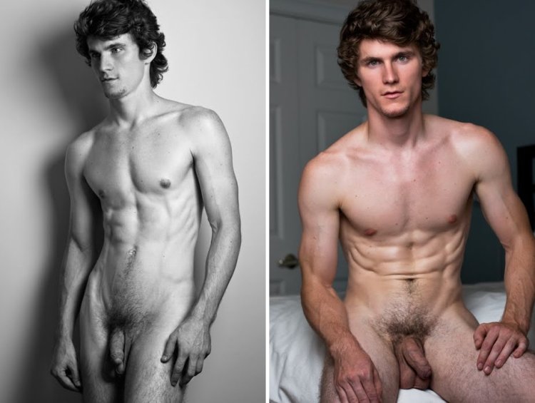 Soft Penis Male Model Front