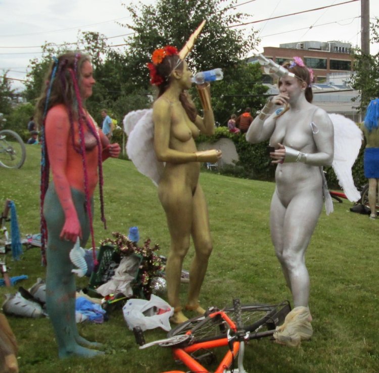 Topless Beach - Nudism - Carnival - Creative