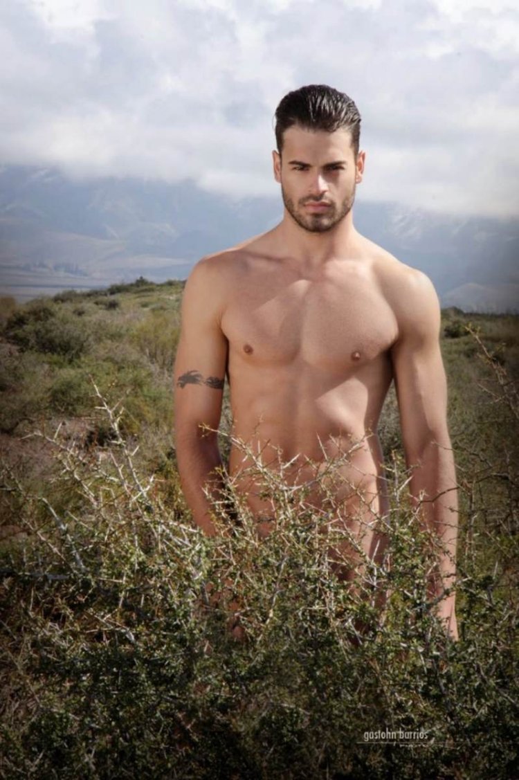 Naked boys in nature