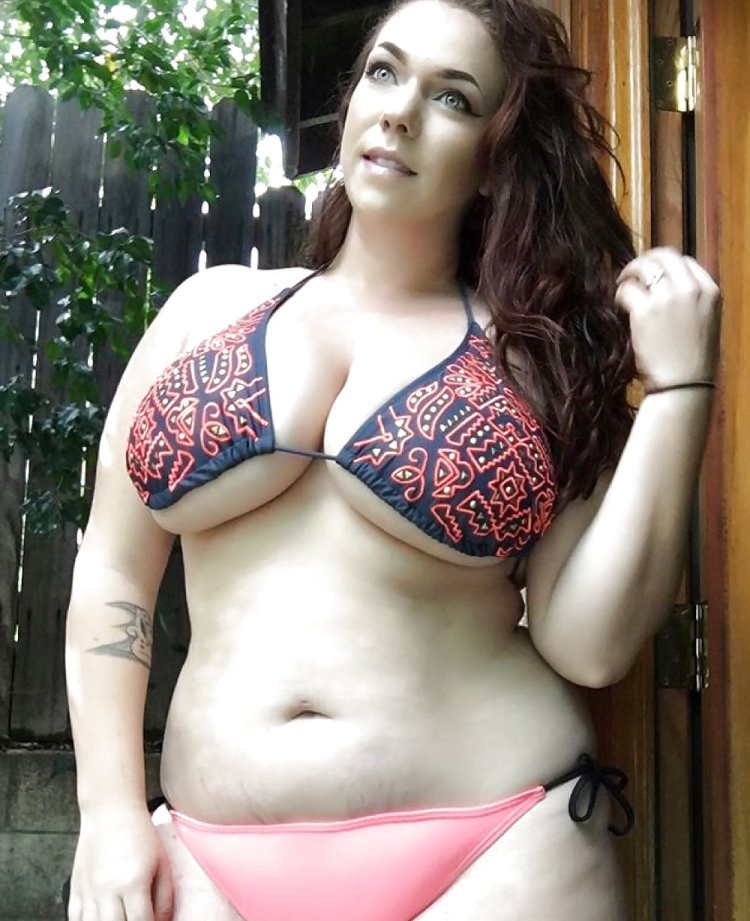 Large lady with magnificent breasts