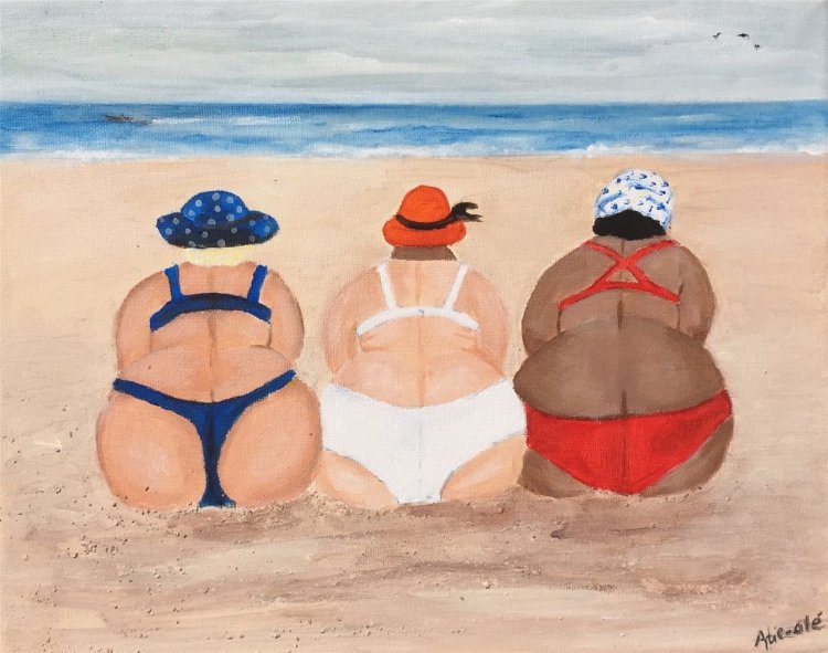 Bbw on the beach drawings