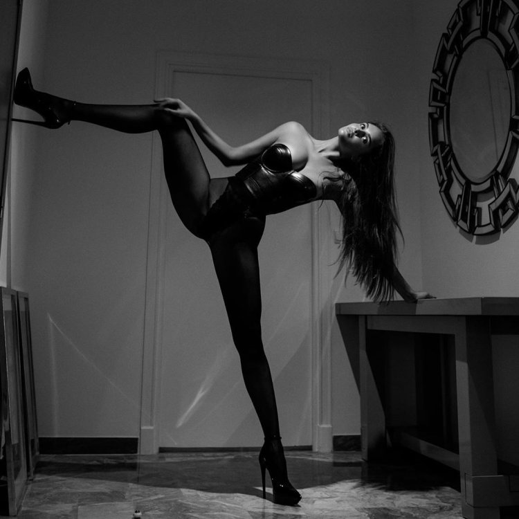 Gymnast Karolina Sevastyanova photo shoot