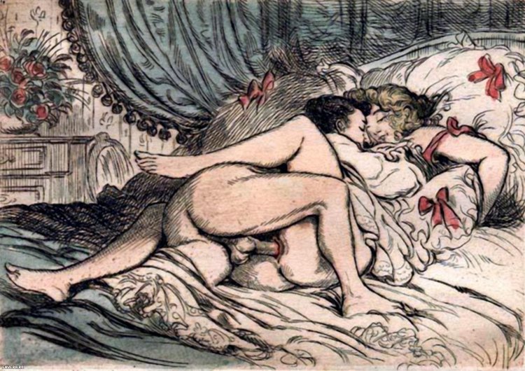 Old erotic drawings