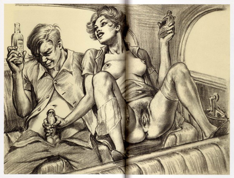 Artistic pornographic drawings