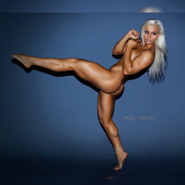 Naked fitness blondes