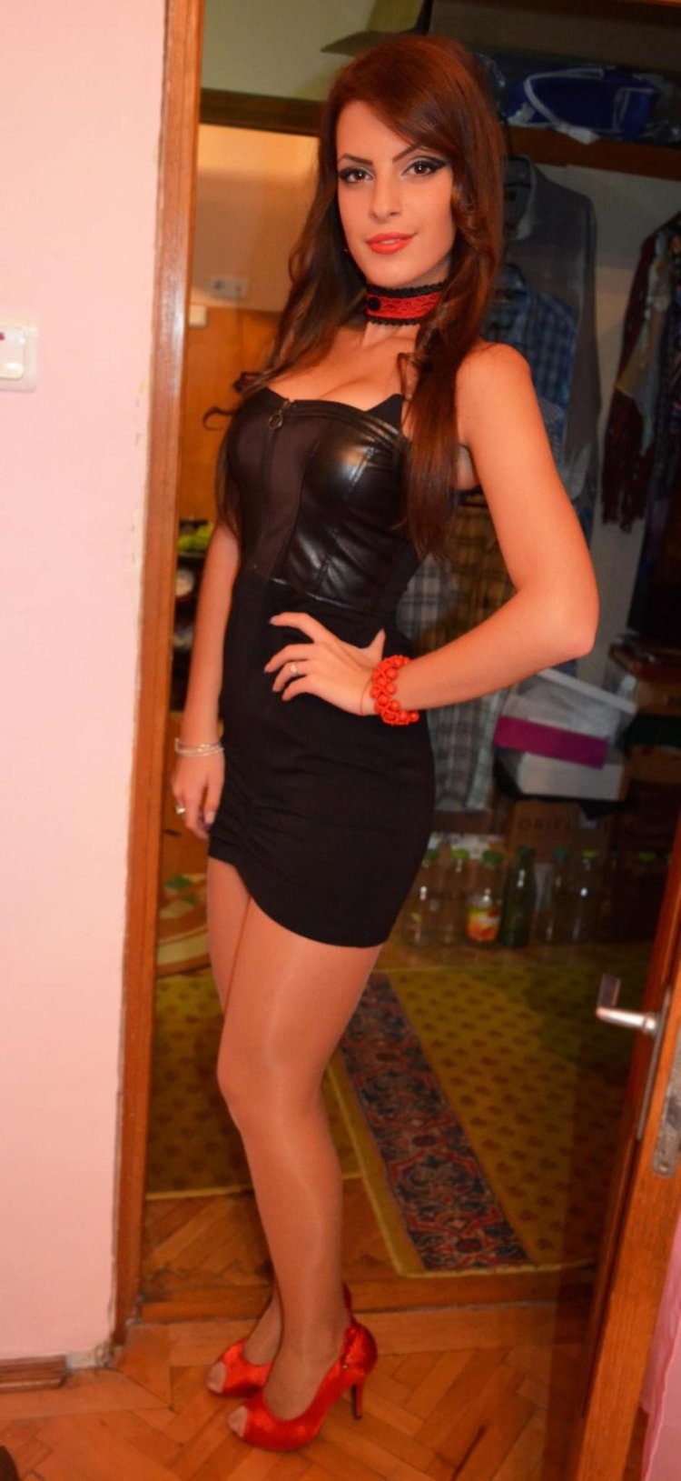 Pantyhose dress Sissy