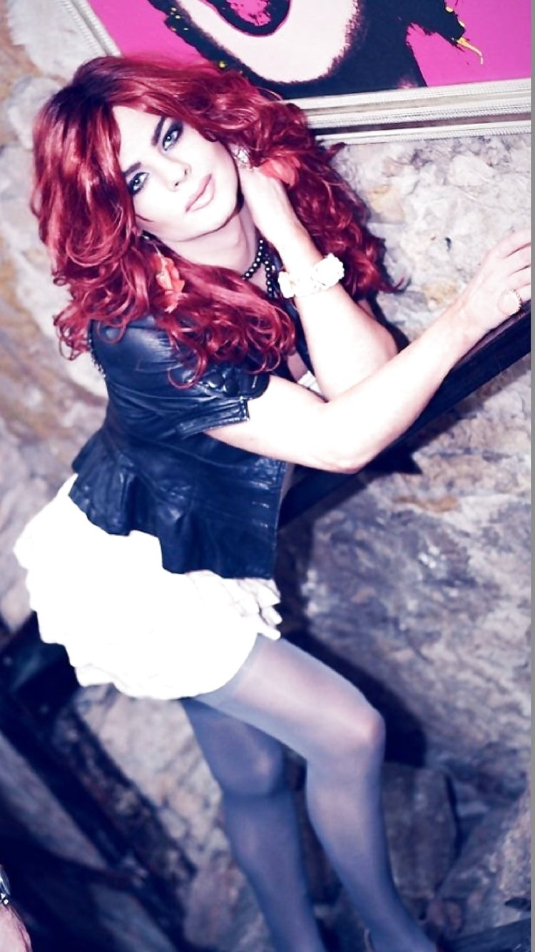 Adult women in pantyhose