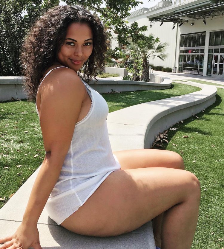 Tabria Majors in bikini