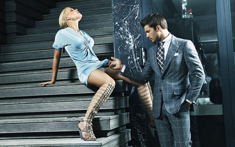 Ivy Lebelle in a dress