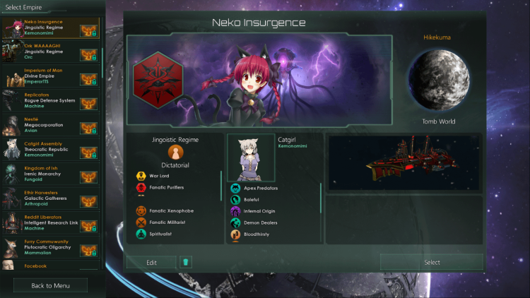 Substitute Stellaris