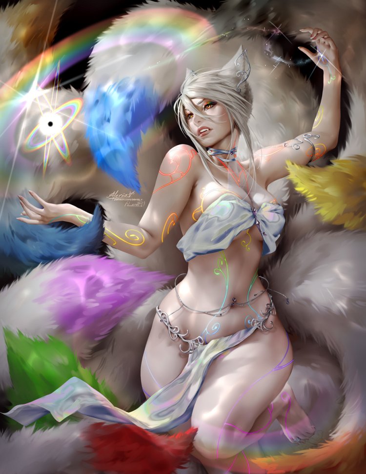 Girl Kitsune Fantasy