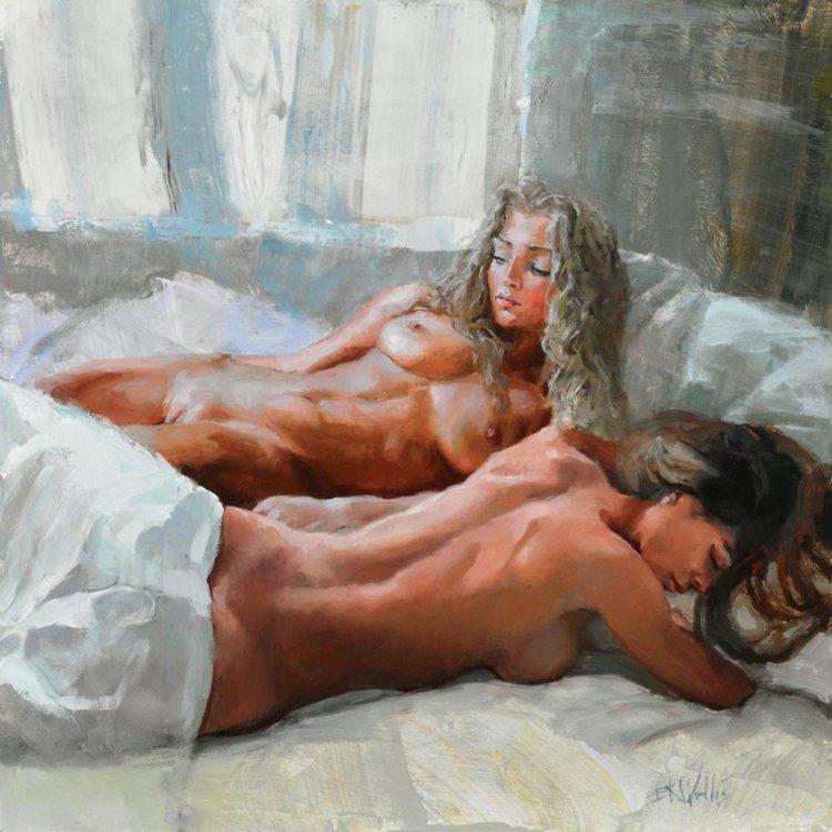 Nude painting Eric Valles