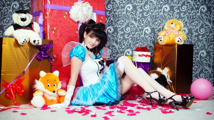 The image of a doll for a girl