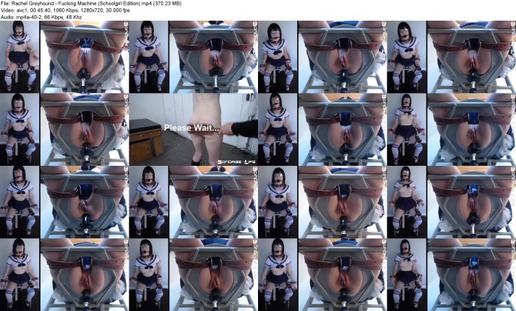 Rachel Greyhound Fucking Machine Girl Edition