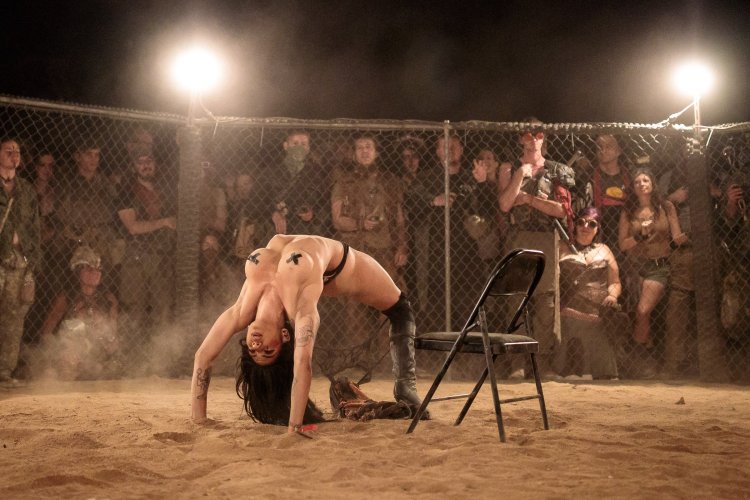 BDSM in the style of Mad Max