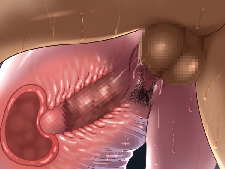 XRAY finished real in the vagina