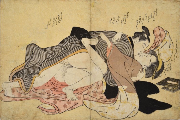 Erotic engraving Japan Sung