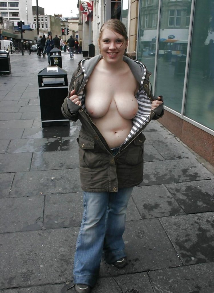 Fat Tits on the street
