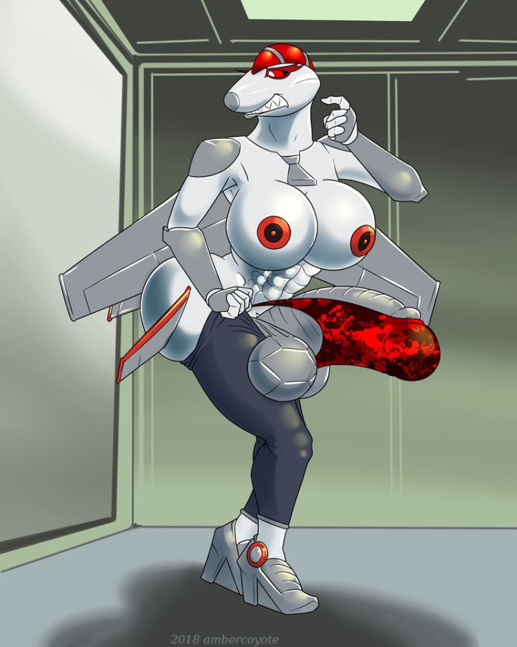 Furrry Aircraft with big tits