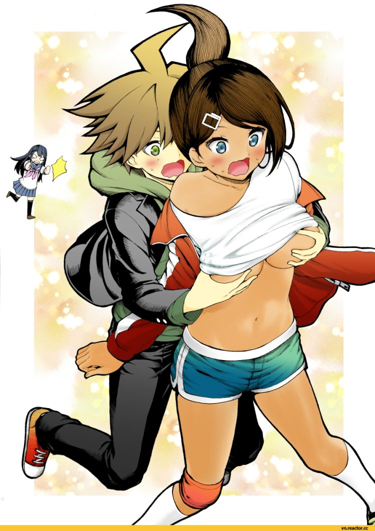 Aoi Asakhina and Makoto Naega XXX