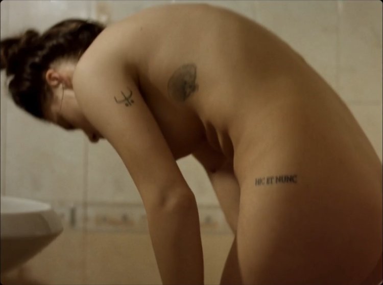 Maria Bakalova naked in the cinema