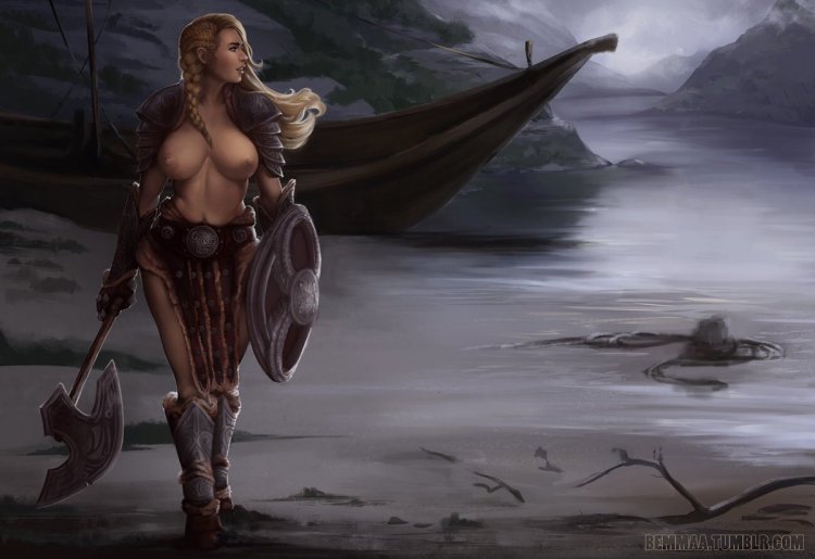 Viking girl with big tits