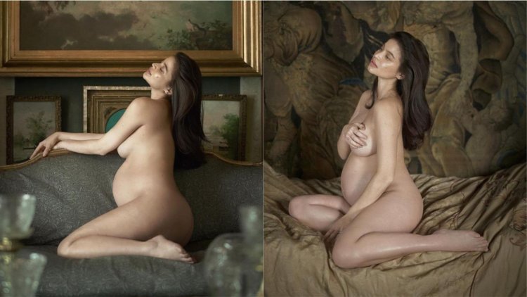 Preggy Isabelle Daza Goes Nude in Her Maternity Shoot