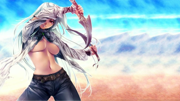 Wallpaper on the desktop anime