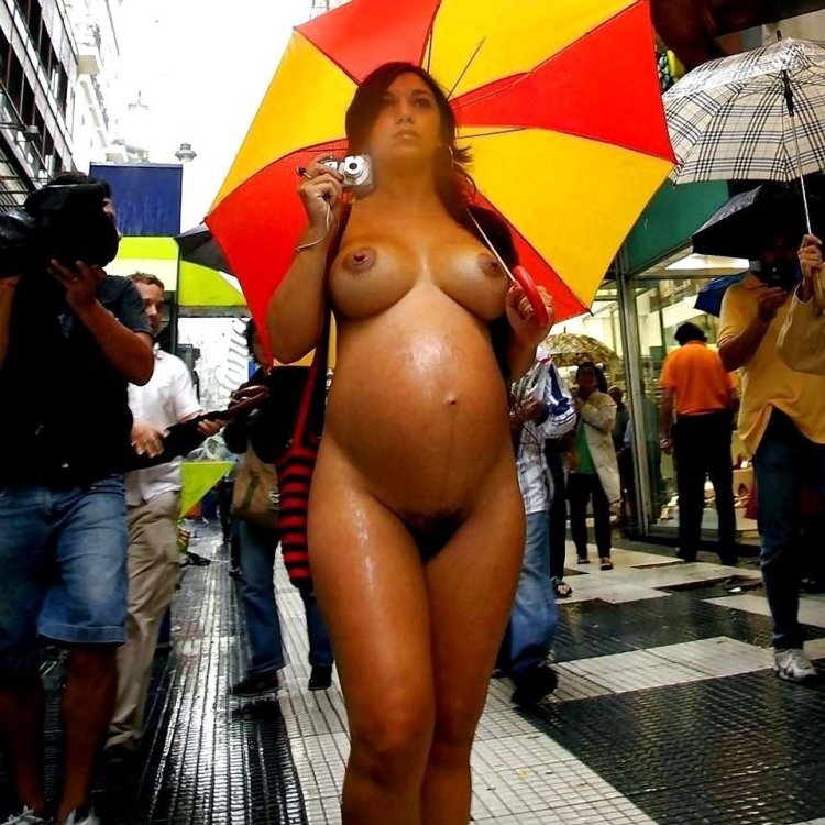 Naked Brazilians in public