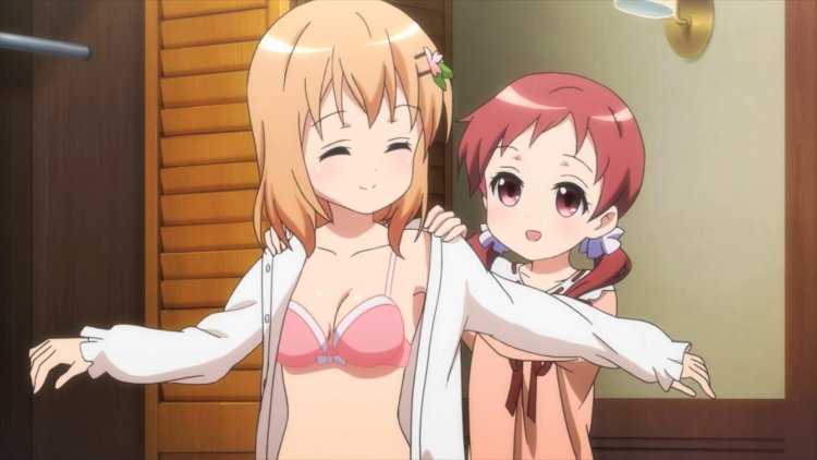 Ordered a rabbit anime kiss