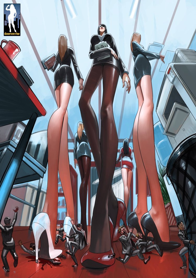 Giant heeled girl