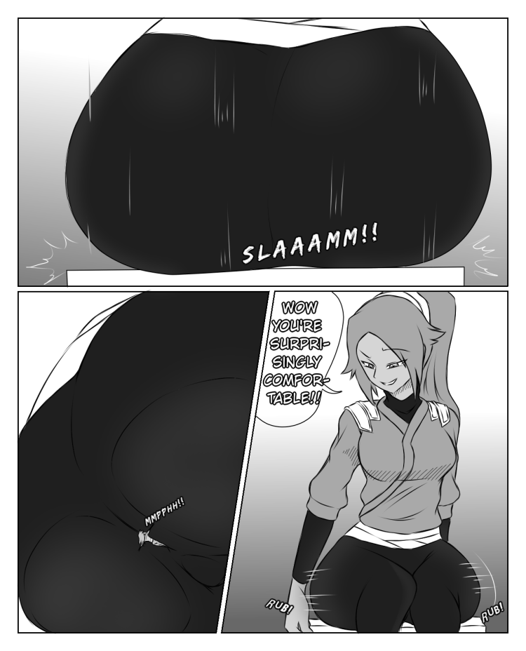 Giantess Buttcrush Anime Comic