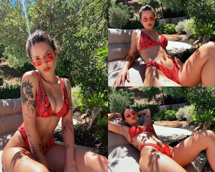 Naked Halsey for Album Tits